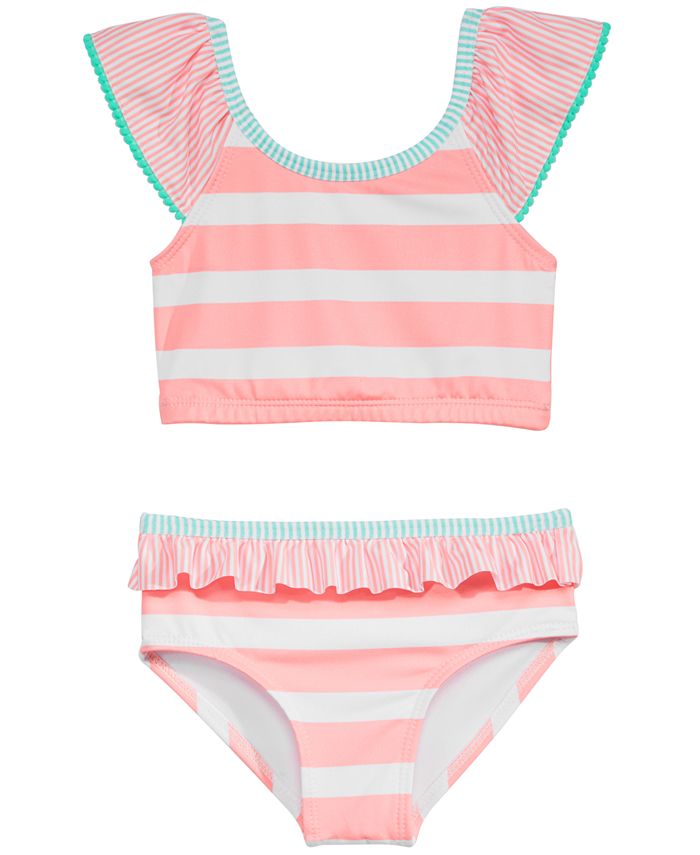 Penelope Mack Toddler Girls 2-Pc. Striped Swimsuit - Macy's