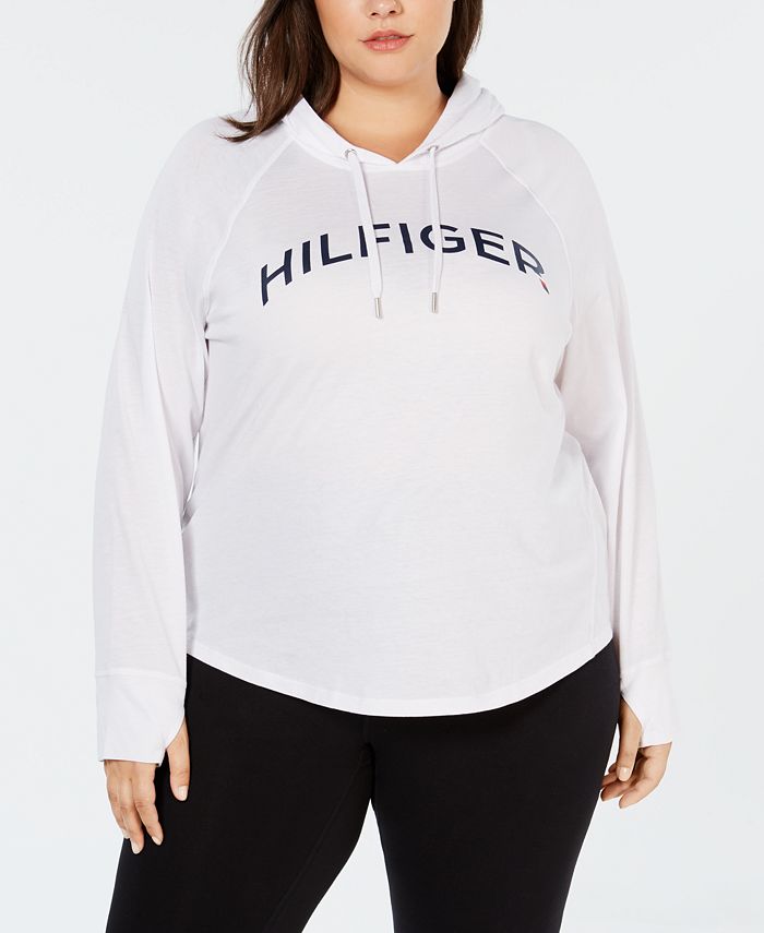 Tommy hilfiger plus size hoodie clearance