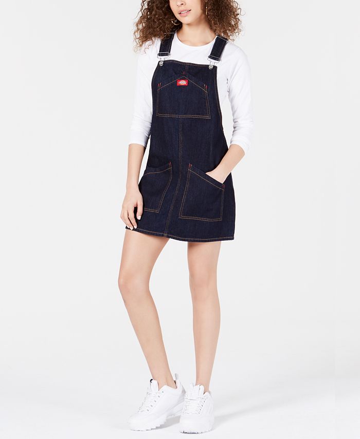 Oh Svare Åre Dickies Cotton Overall Jumper Dress - Macy's