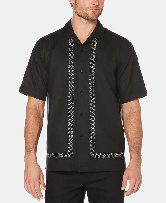 Cubavera Men's No-Button Polo Shirt - Macy's