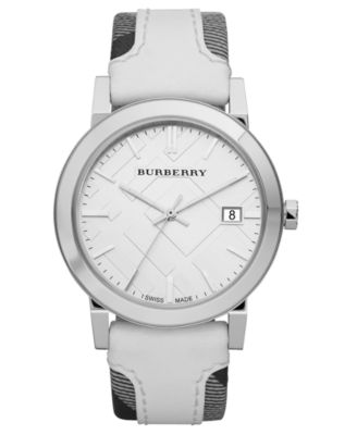 macy's burberry watch women's