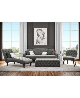 Novogratz Collection Novogratz Vintage Tufted Chaise & Reviews ...