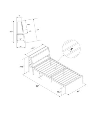 Novogratz Collection Novogratz The Hideaway Twin Storage Bed