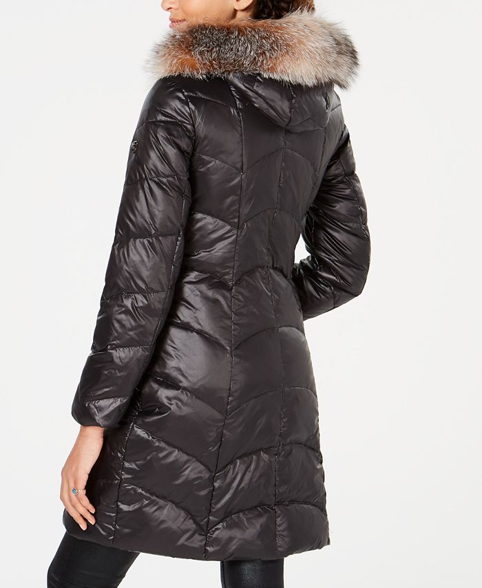 1 madison genuine fur hooded jacket