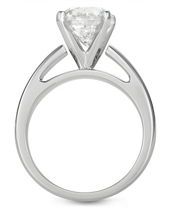 Macy's solitaire diamond new arrivals rings