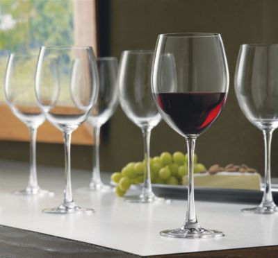 Tuscany Red Wine Glasses 6 Piece Value Set