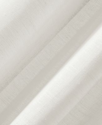 Slub Textured Linen Blend Grommet Top Curtain