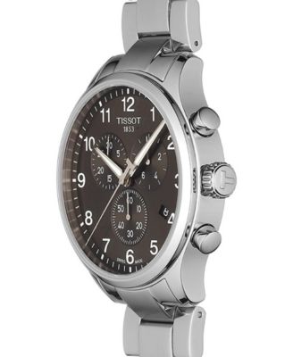 Men's Swiss Chronograph Chrono XL Classic T-Sport Stainless Steel Bracelet Watch 45mm