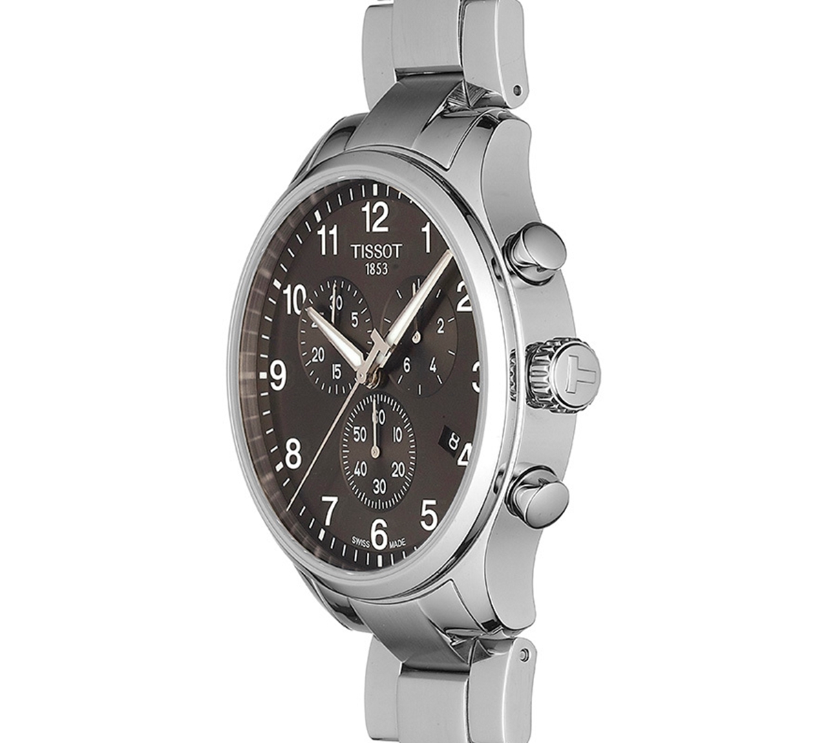 Shop Tissot Men's Swiss Chronograph Chrono Xl Classic T-sport Stainless Steel Bracelet Watch 45mm In No Color