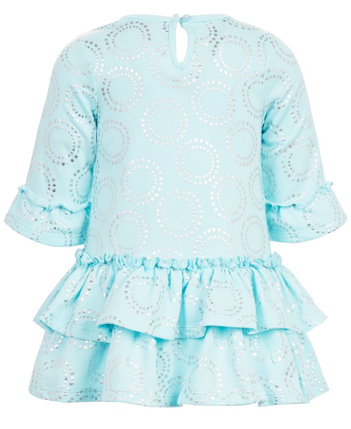 First Impressions Baby Girls Printed Tiered Ruffle Dress, Created for ...