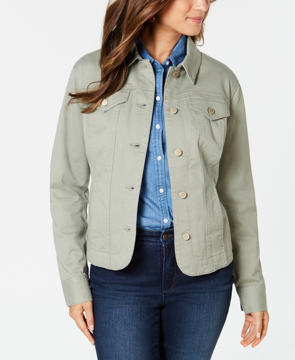 Charter club jean jacket 2025
