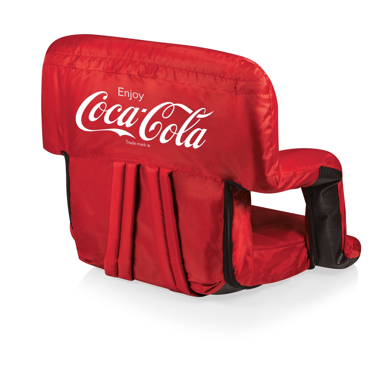 by Picnic Time Coca-Cola Ventura Seat Portable Recliner Chair - Red