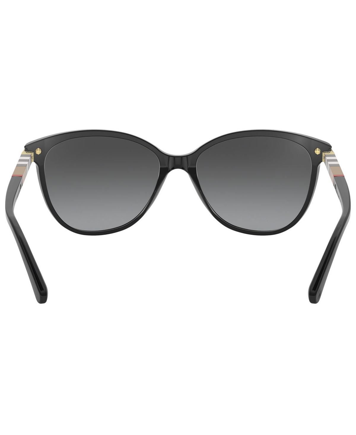 Shop Burberry Polarized Sunglasses, Be4216 In Black,polar Grey Gradient