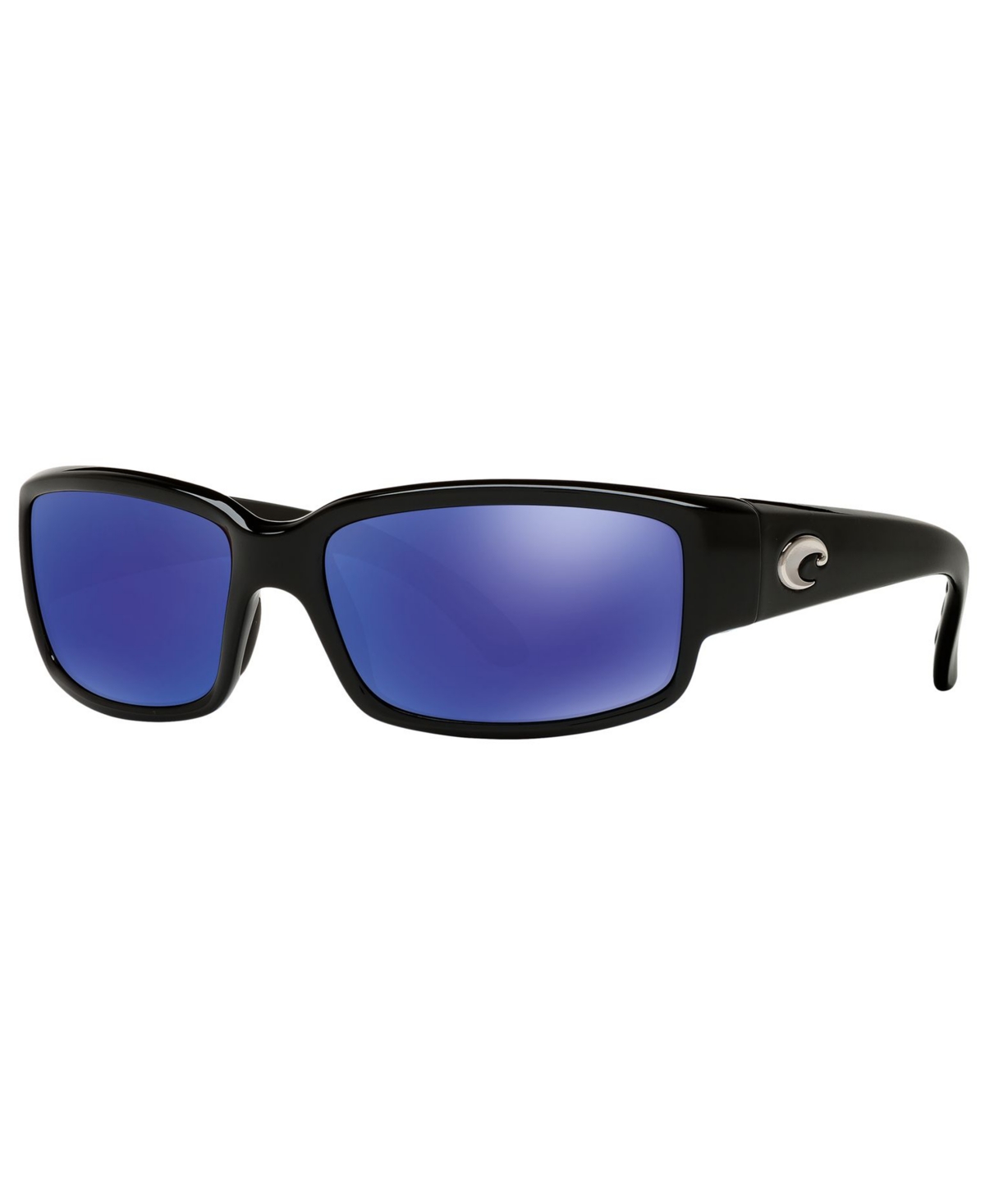 Shop Costa Del Mar Polarized Sunglasses, Cdm Caballito In Black,blue Mirror Polar