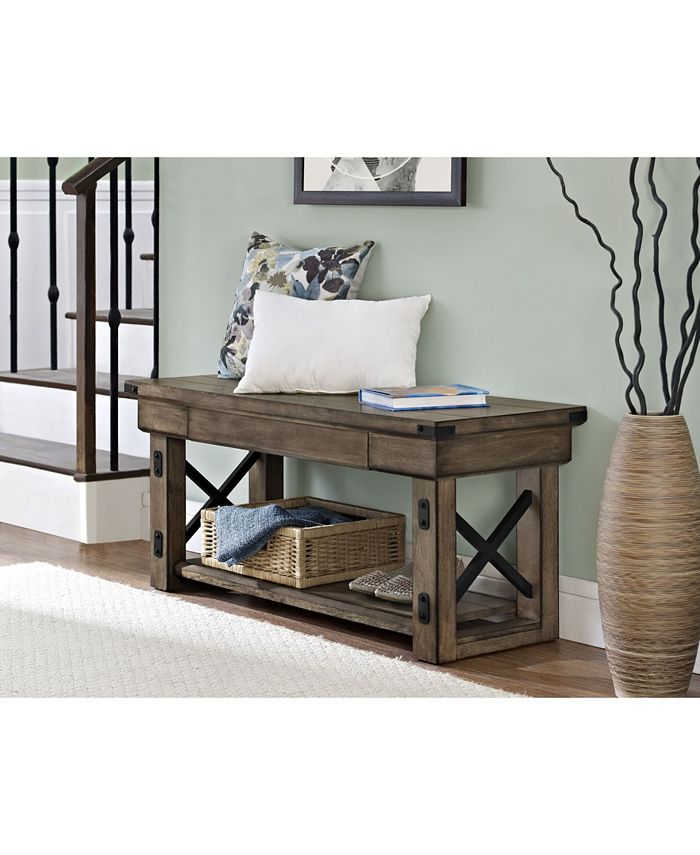 Ameriwood Home Broadmore Entryway Bench Macy's