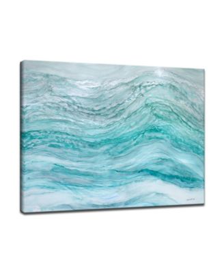 'Neptune's Fury' Abstract Canvas Wall Art, 30x40"