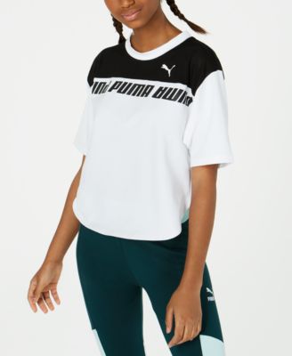 Puma - dryCELL Colorblocked Cropped T-Shirt