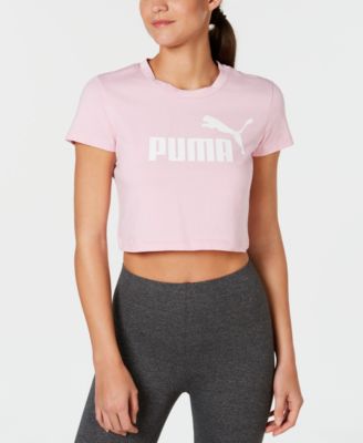 Puma - Amplified Logo Cropped T-Shirt