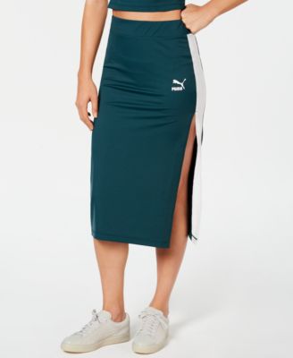 puma classic ribbed skirt