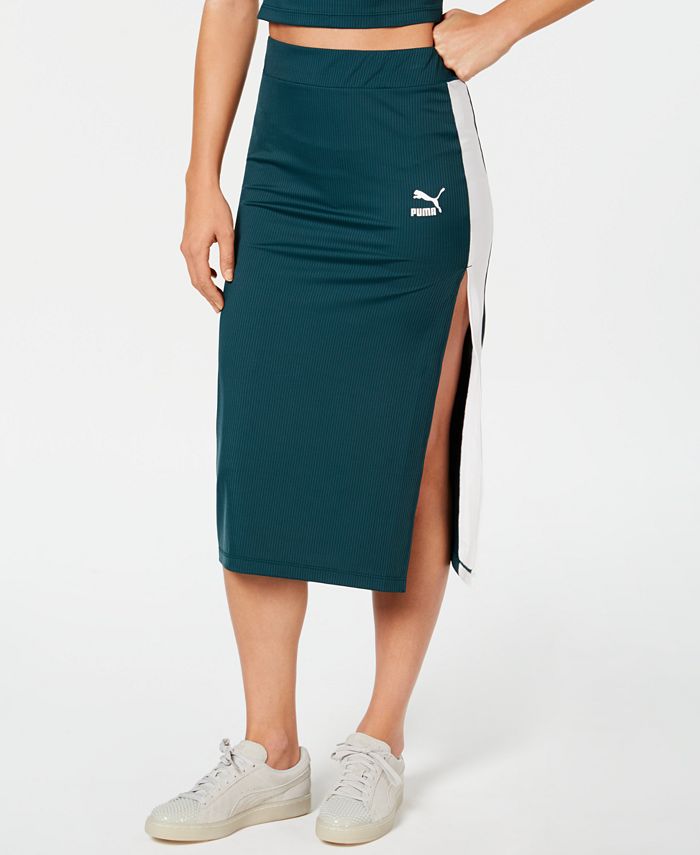 Puma Classics Ribbed Skirt & Reviews - Skirts - Women - Macy's
