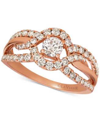 Le Vian - Nude Diamonds™ Openwork Ring (9/10 ct. t.w.) in 14k Rose Gold