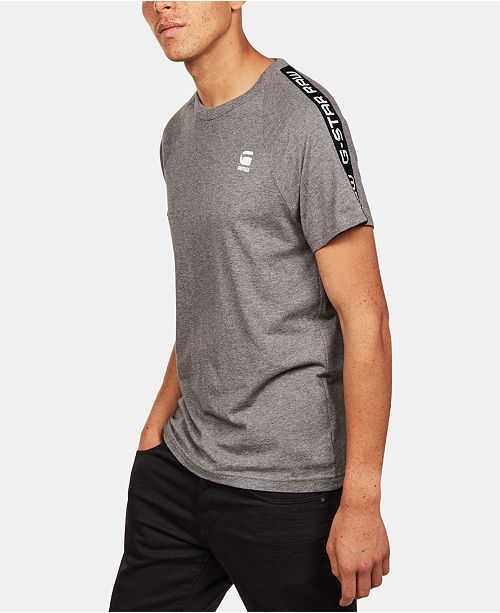 G Star Raw Men S Satur Logo Taping T Shirt Created For Macy S