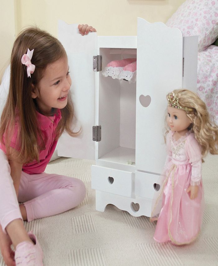 Melissa and Doug Wooden Doll Armoire Macy's