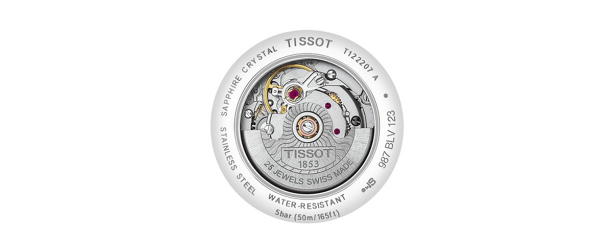 Shop Tissot Women's Swiss Automatic T-classic Carson Diamond-accent Stainless Steel Bracelet Watch 30mm In No Color
