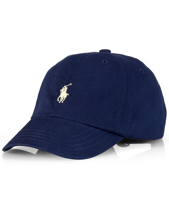 Polo Embroidered Pony Classic Cotton Baseball Cap Adjustable Hat RL2000 RED/BLUE 