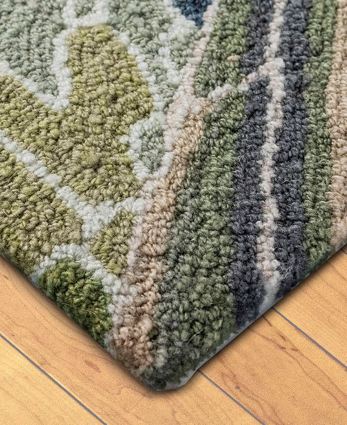 Liora Manne' Ravella 2257 Akumal Blue 2' x 5' Indoor/Outdoor Area Rug