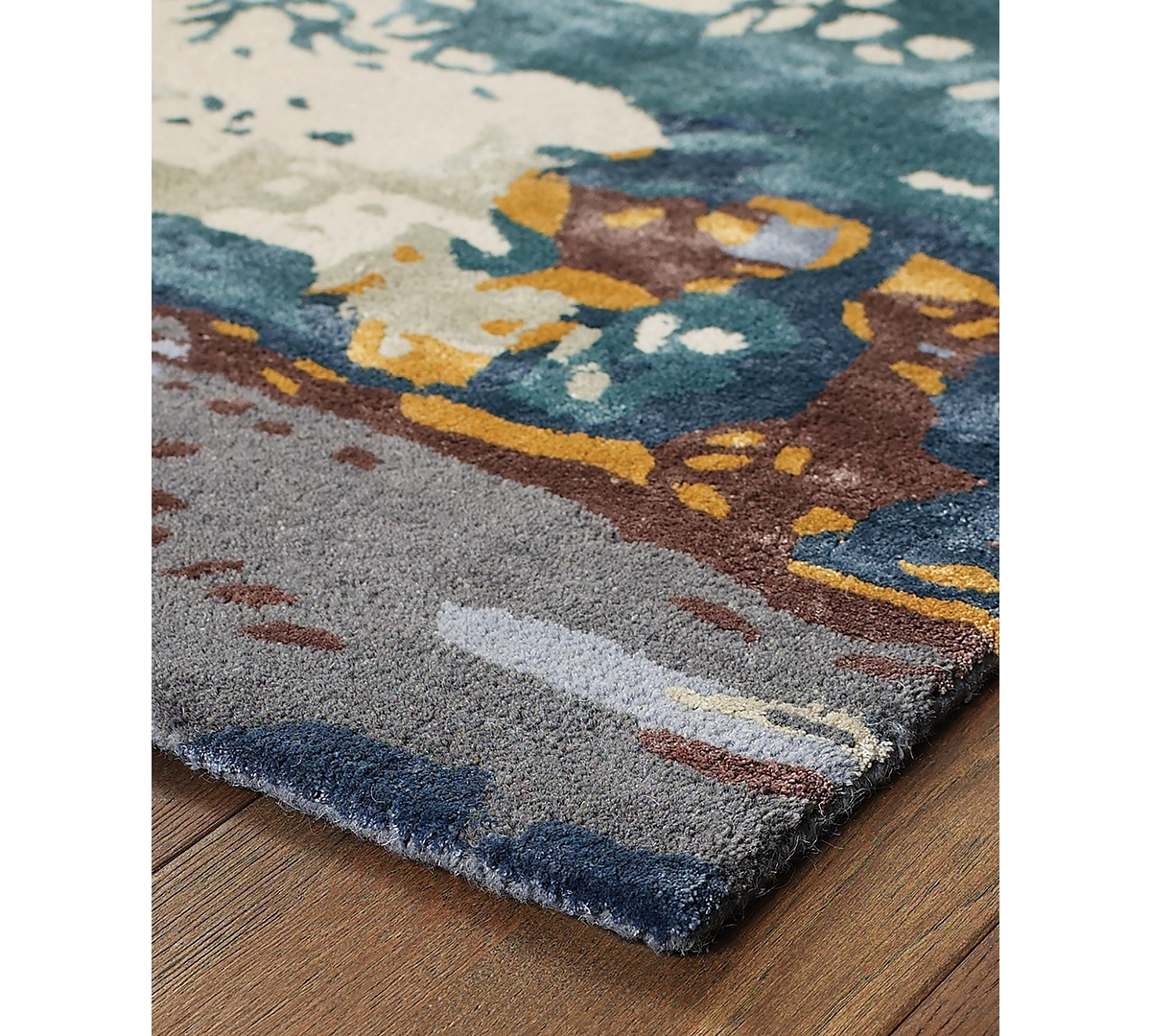 Oriental Weavers Galaxy 21903 3'6" X 5'6" Area Rug In Blue,grey