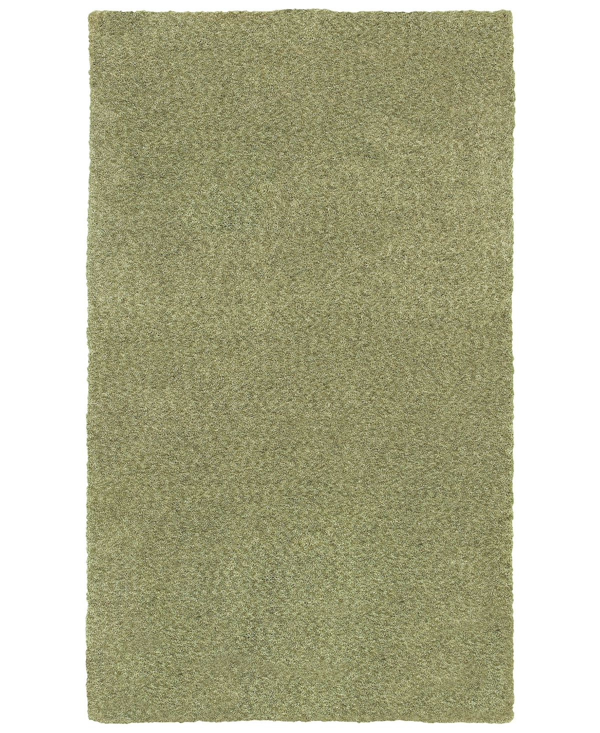 Oriental Weavers Heavenly Shag 73403 Green/Green 6'6in x 9'6in Area Rug - Green/Green