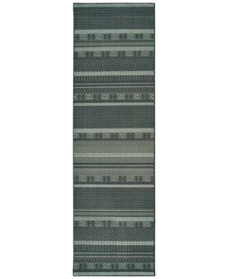 Oriental Weavers - Luna 1802K Black/Ivory 2'3" x 7'6" Runner Area Rug