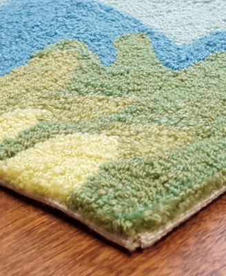 Ravella 2275 Ocean View Blue 3'6" x 5'6" Indoor/Outdoor Area Rug