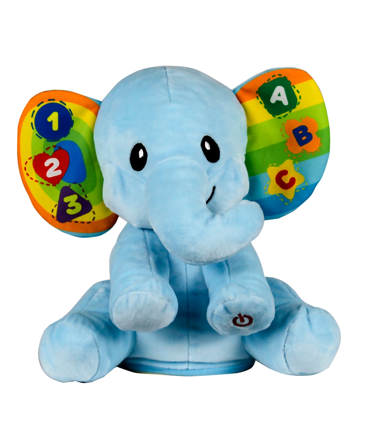 Winfun Learn With Me Plush Elephant In Baby Blue