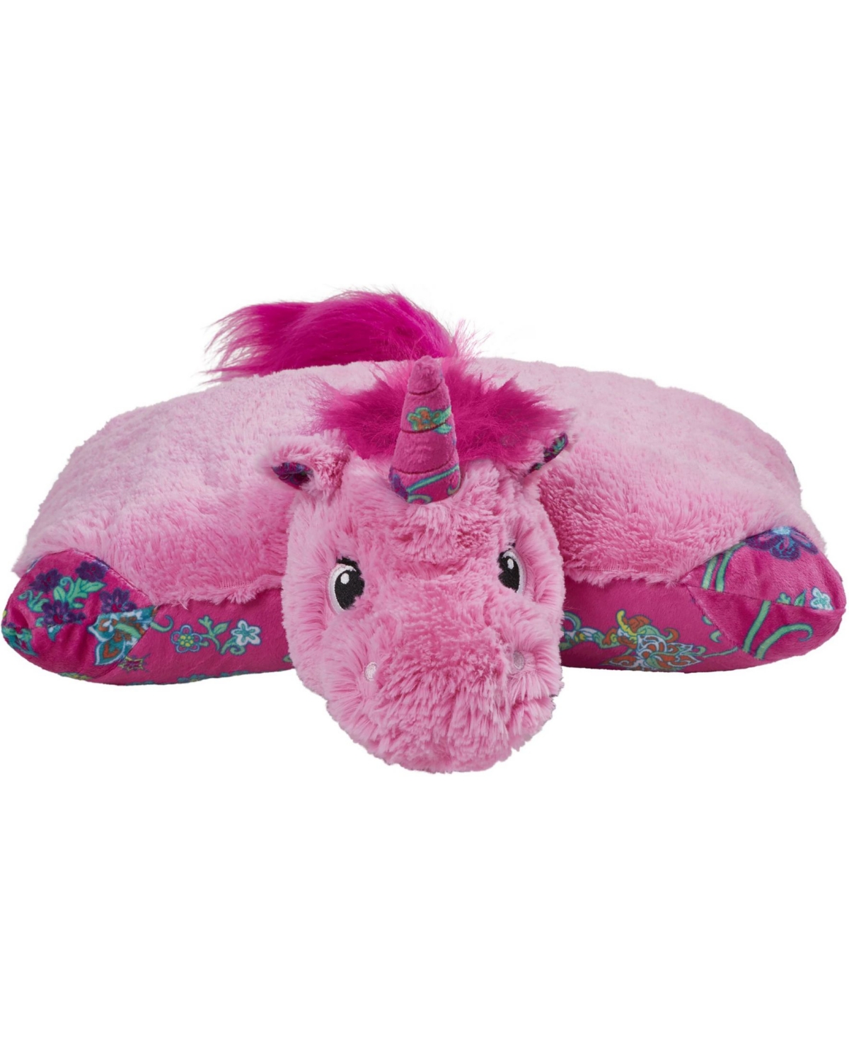Shop Pillow Pets Colorful Unicorn Stuffed Animal Plush Toy In Pink