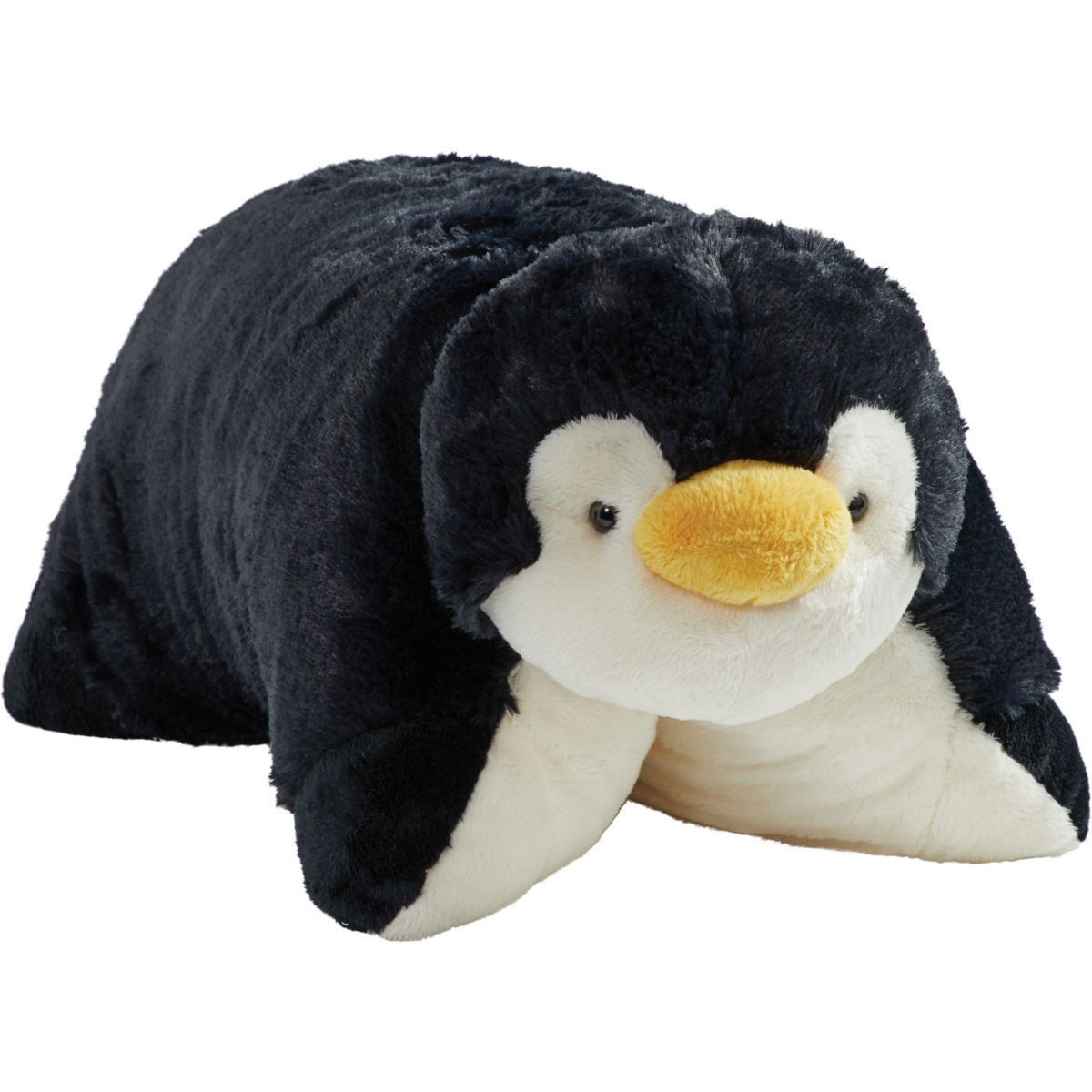 Pillow Pets Kids' Signature Playful Penguin Stuffed Animal Plush Toy In Open White