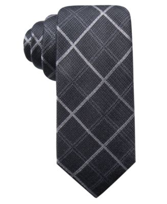 Ryan Seacrest Distinction Men's Parga Plaid Slim Tie, Created for Macy ...