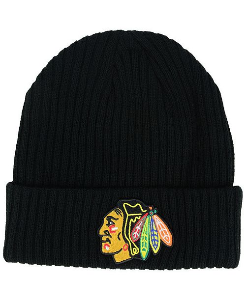 Fanatics Chicago Blackhawks Double Dark Knit Hat