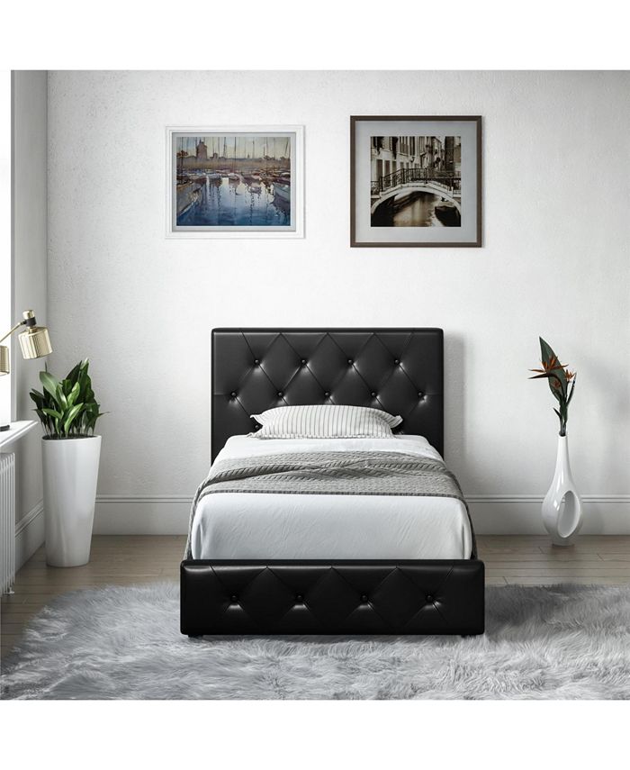 EveryRoom Dana Twin Upholstered Bed Macy's