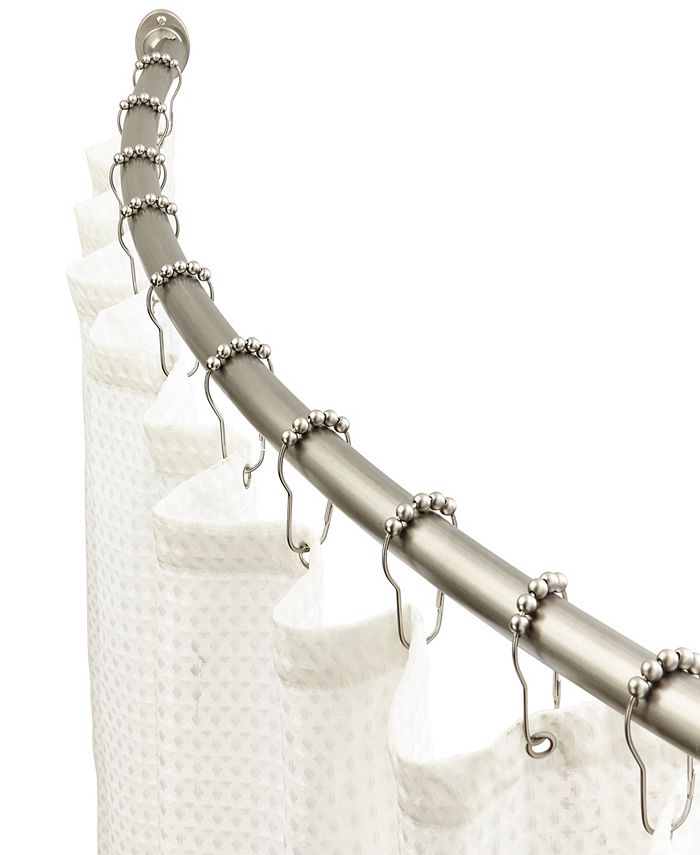 Bath Bliss Curved Shower Rod in Stainless Steel Macy's