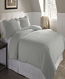 Superior Weight Cotton Flannel Duvet Set - King/Cal King