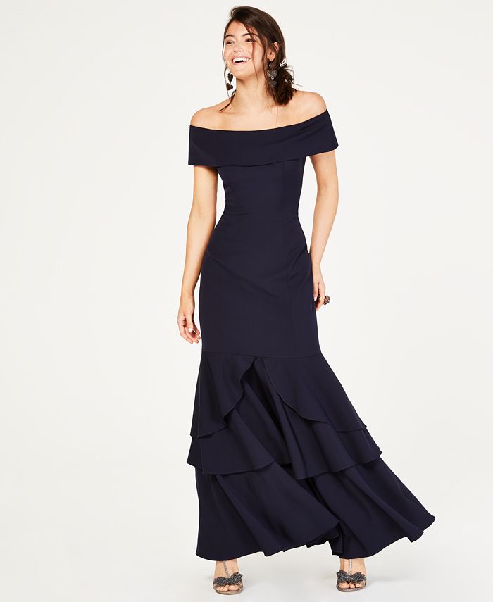 Vince camuto off the shoulder cheap mermaid gown