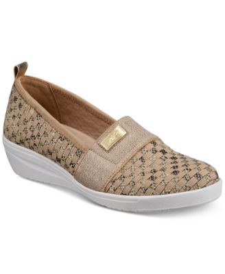 anne klein wedge sneakers