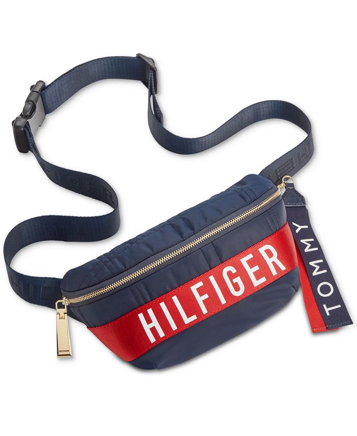Tommy Hilfiger Malena Convertible Quilted Belt Bag & Reviews - Handbags ...