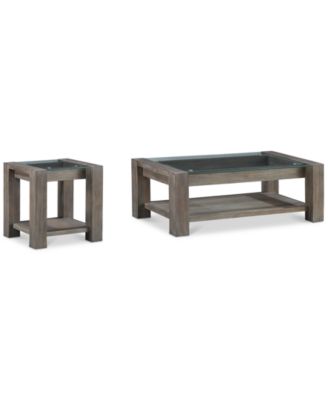 Furniture - Sava Table , 2-Pc. Set (Coffee Table & End Table)
