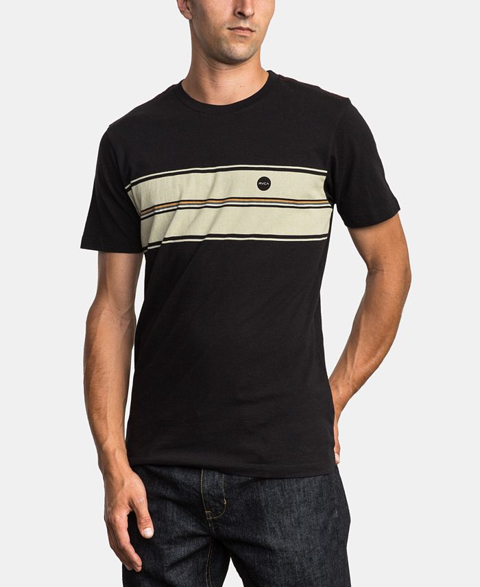 RVCA Men's Motors Stripe T-Shirt & Reviews - T-Shirts - Men - Macy's