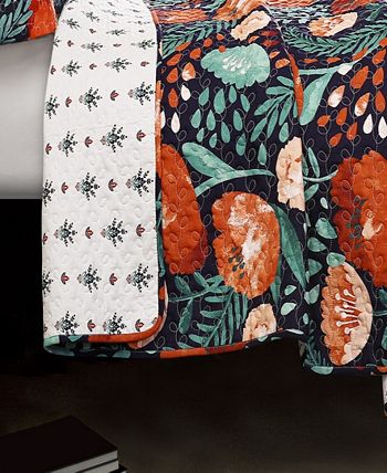 Lush Décor - Poppy Garden 3-Pc. Quilt Sets