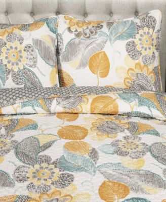 Lovely Leaf 3-Pc Set Quilt Sets