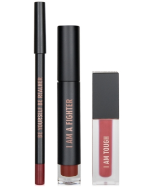 Realher 3-pc. Lip Set In I Am Fabulous (deep Red)